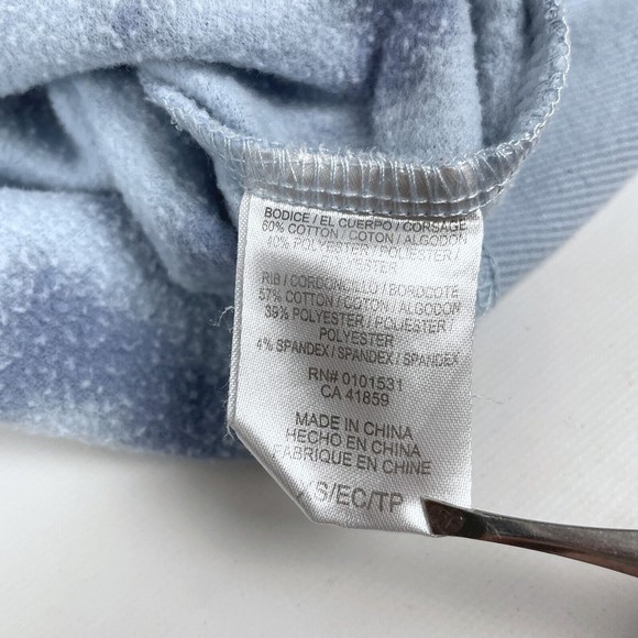 Mad Engine Women's Size XS Lisa Simpson NATURE LOVER Blue Tie Dye Sweatshirt - Picture 7 of 14